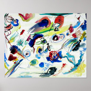 Eerste Abstracte Waterverf van Wassily Kandinsky Poster