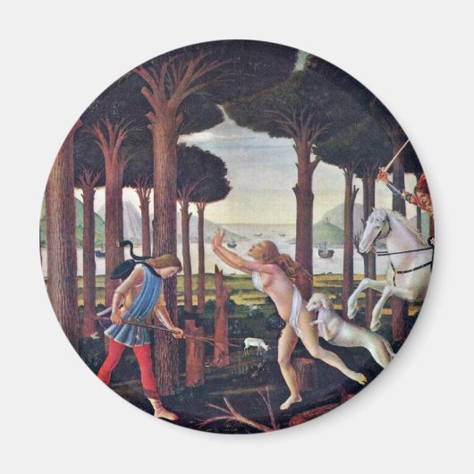 Eerste aflevering " Door Botticelli Sandro Magneet (Voorkant)