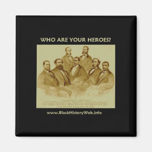 Eerste Afro-Amerikaanse senator & vertegenwoordige Magneet