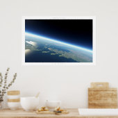 eerste afstandsreis poster (Keuken)