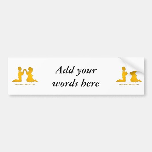 Eerste afstemming bumpersticker (Voorkant)