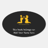 Eerste afstemming ovale sticker (Voorkant)