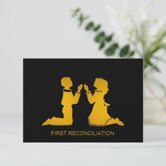 Eerste afstemming RSVP kaartje (Staand voorkant)