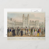 Eerste Afwezigheid, of Etonians die Morning Maste  Briefkaart (Voorkant / Achterkant)