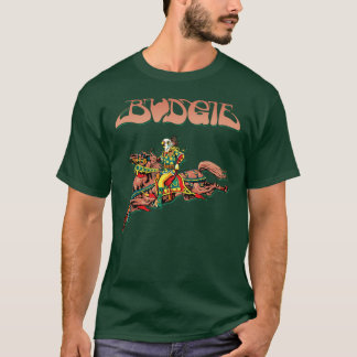 Eerste album van Budgie Band 1971 vrienden familie T-shirt