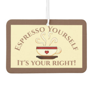Eerste amendement: Espresso uzelf Luchtverfrisser