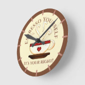 Eerste amendement: Espresso uzelf Ronde Klok (Hoek)