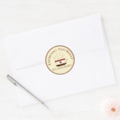 Eerste amendement: Espresso uzelf Ronde Sticker (Envelop)