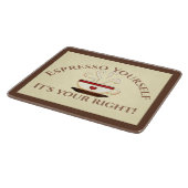 Eerste amendement: Espresso uzelf Snijplank (Hoek)