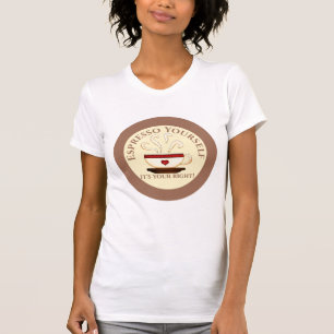 Eerste amendement: Espresso uzelf T-shirt
