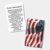 Eerste amendement-grondwet van de Verenigde Staten Badge (Voor- en achterkant)