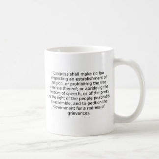 Eerste amendement koffiemok