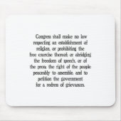 Eerste amendement muismat (Voorkant)