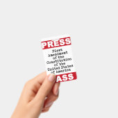 Eerste amendement perspas badge (Handheld)