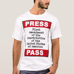 Eerste Amendement Perspas Badge T-shirt