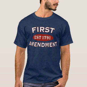Eerste amendement t-shirt