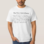 Eerste amendement t-shirt (Voorkant)