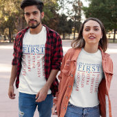 Eerste Amendement Vrijheid van meningsuiting prote T-shirt