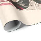 Eerste Amerikaanse Presidenten herstelden 1844 lit Cadeaupapier (Rol Hoek)