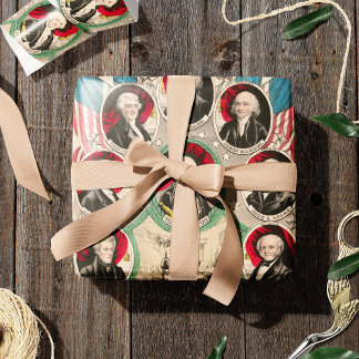 Eerste Amerikaanse Presidenten herstelden 1844 lit Cadeaupapier