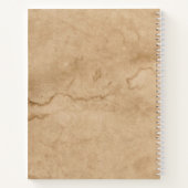 Eerste Amerikaanse Presidenten herstelden 1844 lit Notitieboek (Achterkant)