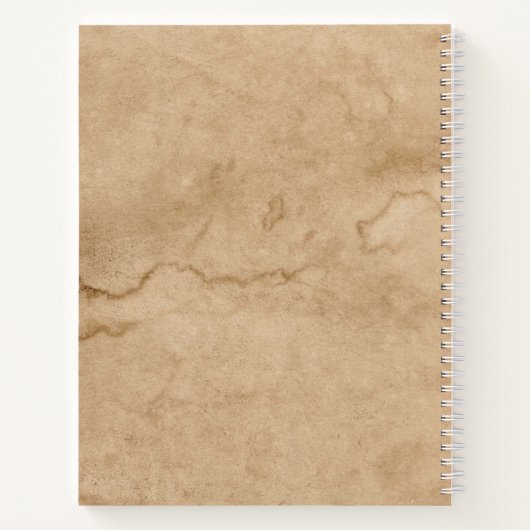 Eerste Amerikaanse Presidenten herstelden 1844 lit Notitieboek (Achterkant)