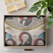 Eerste Amerikaanse Presidenten herstelden 1844 lit Tissuepapier (Geschenk)