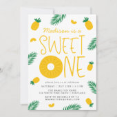 Eerste ananas-ananas-sweet-feest kaart (Voorkant)