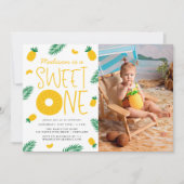 Eerste ananas-ananas-sweet-feest kaart (Voorkant)