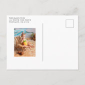 Eerste ananas-ananas-sweet-feest uitnodiging briefkaart (Achterkant)