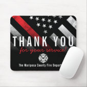 Eerste antwoordapparaat brandweerman brandweerman  muismat (Met muis)