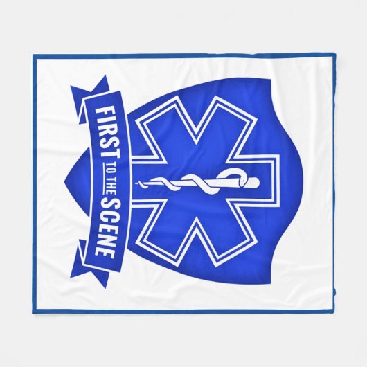 Eerste antwoordapparaat fleece deken (Voorkant (Horizontaal))