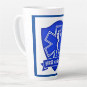 Eerste antwoordapparaat latte mok (Linkerhoek)