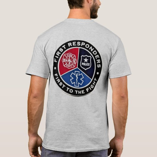 Eerste antwoordapparaat t-shirt (Achterkant)