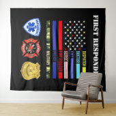 Eerste antwoordapparaat wandkleed (In Situ (horizontaal))