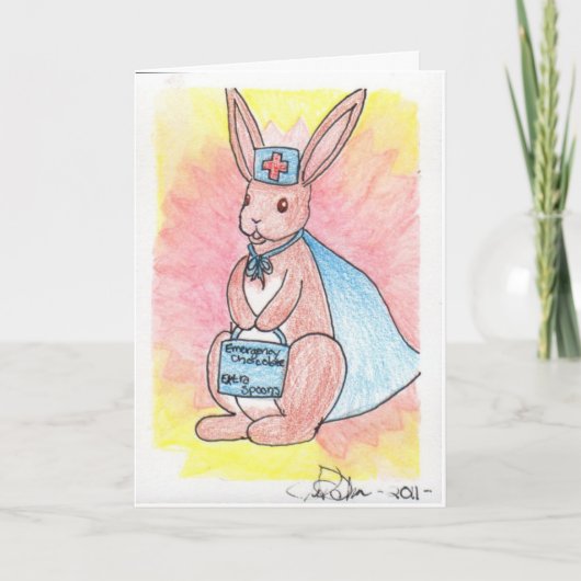 Eerste antwoordvraag Bunny komt snel goed Kaart (Voorkant)