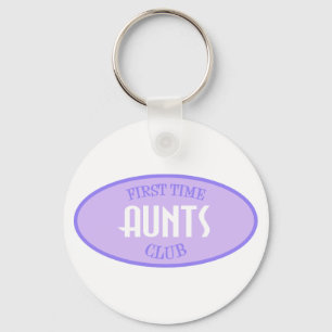Eerste Aunts Club (Paars) Sleutelhanger