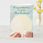 Eerste Avondmaal Kaart (Gele Bloem)