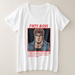Eerste Baas Grote Maat T-shirt