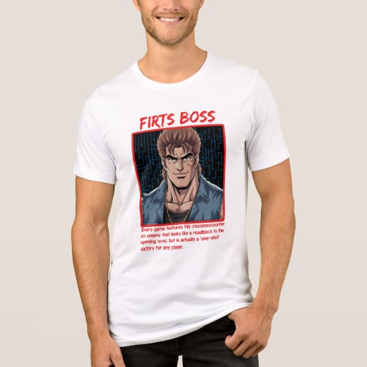 Eerste baas Tri-Blend shirt (Voorkant)