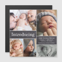 Eerste baby fotocollage Introductie baby