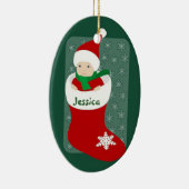 Eerste baby keramisch ornament (Rechts)