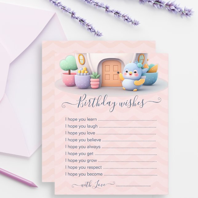 Eerste Baby Meisje Verjaardag wenskaart (Creator heeft geüpload)