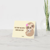 Eerste Baby ouderbootcamp Humor voor nieuwe ouders Kaart (Achterkant)