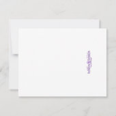 Eerste Baby shower - Geel Kaart (Achterkant)