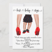 Eerste Baby-stappen Aankondiging (Voorkant)