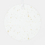 Eerste Baby verwacht dat ouders kerst zijn Metalen Ornament (Achterkant)