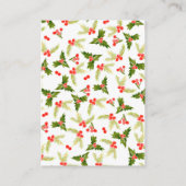 Eerste babydouchekaart informatiekaartje (Achterkant)