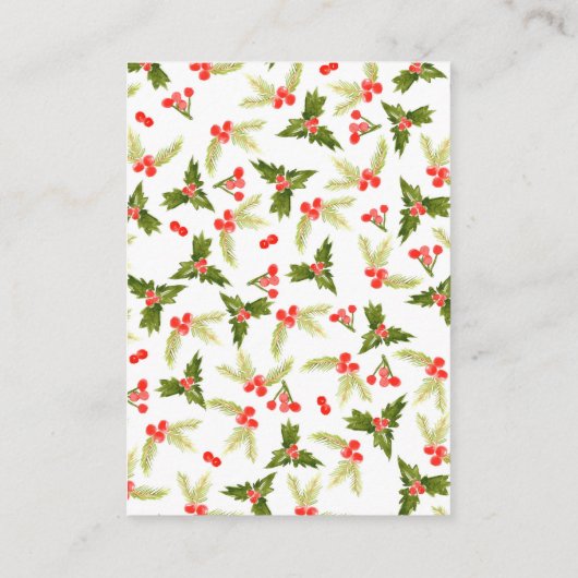 Eerste babydouchekaart informatiekaartje (Achterkant)