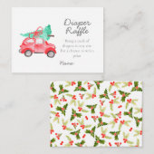 Eerste babydouchekaart informatiekaartje (Voorkant / Achterkant)